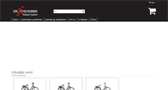 Desktop Screenshot of kibaek-cykler.dk